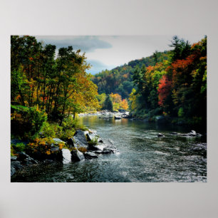Floden Fall - Ohiopyle, PA Poster