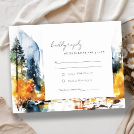 Floden Fall Winter Ligcape Bröllop OSA Kort