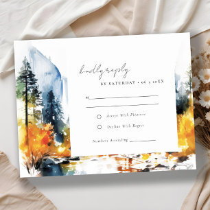 Floden Fall Winter Ligcape Bröllop OSA Kort