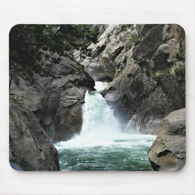 Floden Falls, Kung Canyon, CA Musmatta (Framsidan)