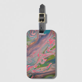 Floden Färg Flow Paint Art Bagagebricka