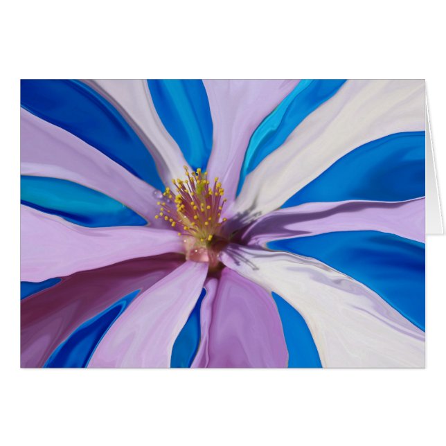 Floden Flower Hälsningskort (Framsidan Horizontal)