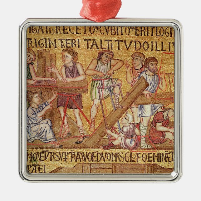 Floden, från atriumen, specificerar av julgransprydnad metall (Framsidan)