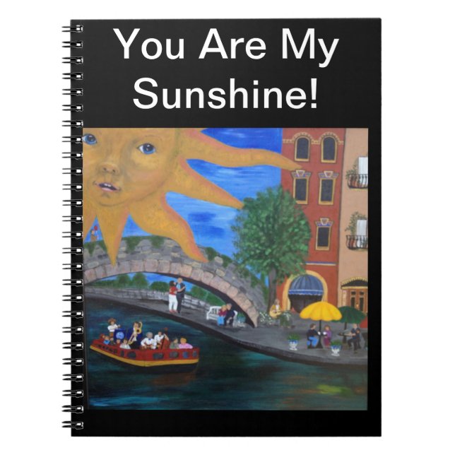 Floden går noterar boken anteckningsbok med spiral (Framsidan)