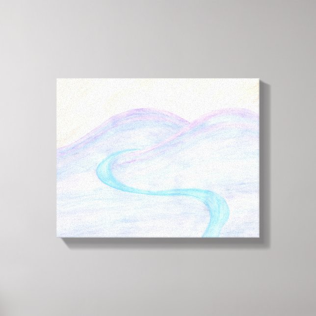 Floden Ghost-Kanvastrycket Canvastryck (Framsida)