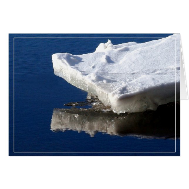 Floden Ice Hälsningskort (Framsidan Horizontal)