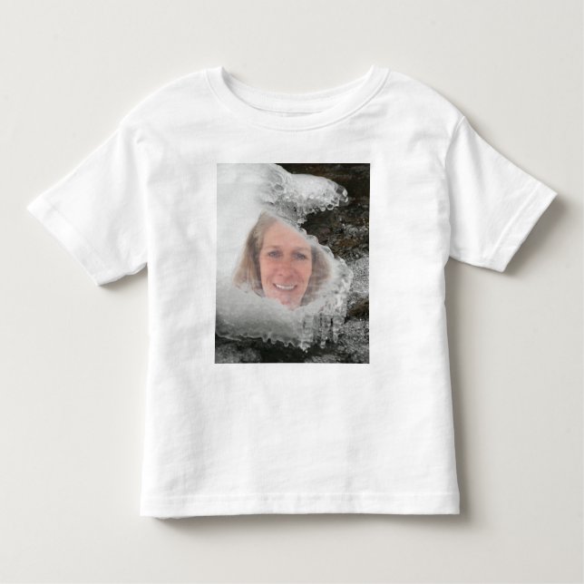 Floden Icicles Photo Ram T Shirt (Framsida)