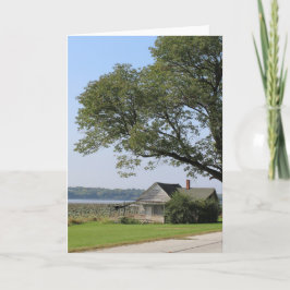Floden Illinois, övergiven House Mississippi Kort