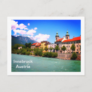 Floden Inn Innsbruck Österrike Vykort