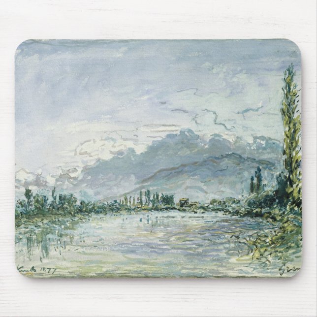 Floden Isere på Grenoble, 1877 Musmatta (Framsidan)