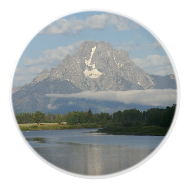Floden Jackson Hål vid nationalparken Grand Teton Knopp (Framsidan)