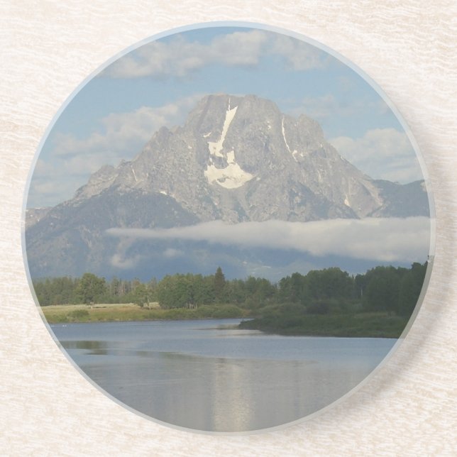 Floden Jackson Hål vid nationalparken Grand Teton Underlägg Sandsten (Framsidan)