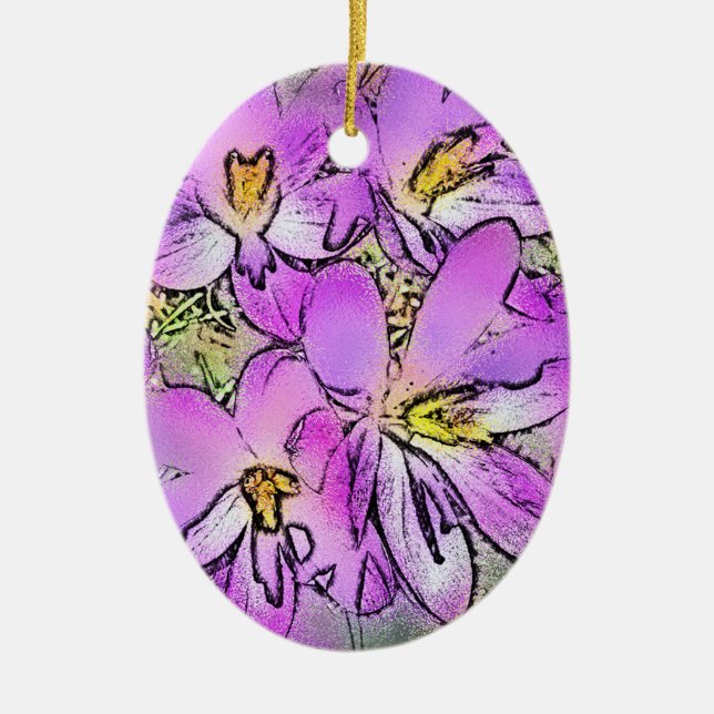 FLÖDEN JULGRANSPRYDNAD KERAMIK (Framsidan)