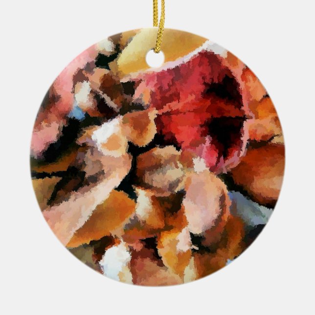 FLÖDEN JULGRANSPRYDNAD KERAMIK (Framsidan)