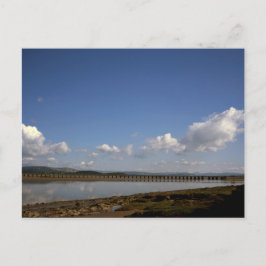 Floden Kent i Arnside Cumbria England Vykort