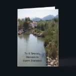 Floden Landcape Personlig Grandson Birthday Kort<br><div class="desc">Greeting card River liggande sonson-födelsedagskort. Anpassa det här födelsedagskortet med valfri text och skriv sedan ut det och skicka det till dig eller ladda ned det direkt till din mobila enhet. Om du behöver hjälp med att anpassa kontaktar du oss genom länken på den här sidan. Fotografikort för landskaps-personlig som...</div>