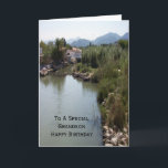 Floden Landcape Personlig Grandson Birthday Kort<br><div class="desc">Greeting card River liggande sonson-födelsedagskort. Anpassa det här födelsedagskortet med valfri text och skriv sedan ut det och skicka det till dig eller ladda ned det direkt till din mobila enhet. Om du behöver hjälp med att anpassa kontaktar du oss genom länken på den här sidan. Fotografikort för landskaps-personlig som...</div>