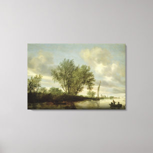 Floden landskap, 1645 canvastryck