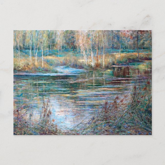 Floden Landskap, Val-Saint-Martin av Julia Beck Vykort (Framsida)