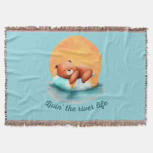 Floden Life Bear Cute Digital Art Filt
