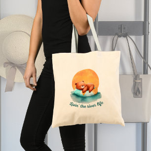 Floden Life Bear Cute Digital Art Tygkasse