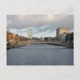 Floden Liffey Ireland Dublin Vykort