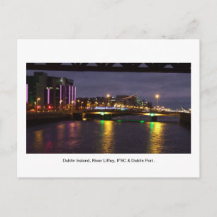 Floden Liffey Ireland, IFSC & Dublin Port Vykort