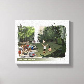 Floden Lime, Trinidad Canvastryck