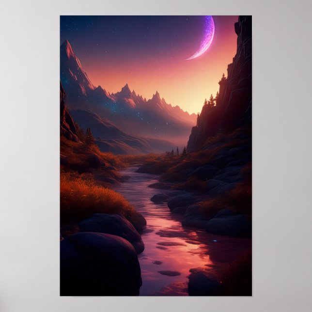 Floden Lunar Dance Poster (Framsidan)