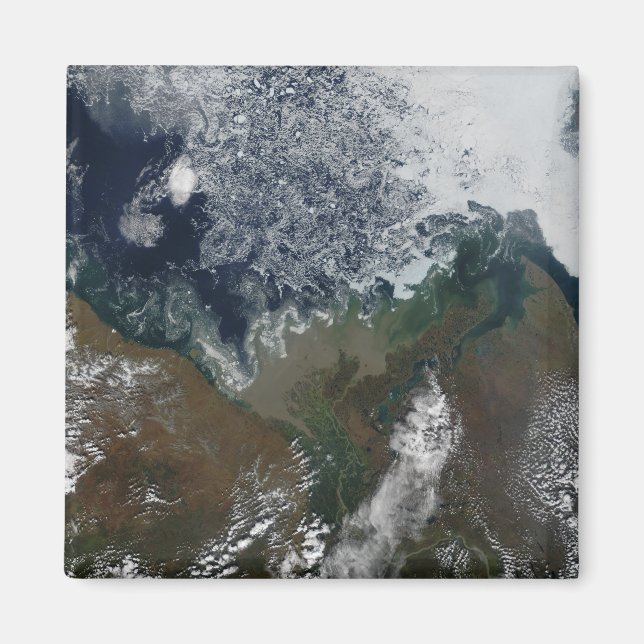 Floden Mackenzie ligger i Mackenzie Bay Magnet (Framsidan)