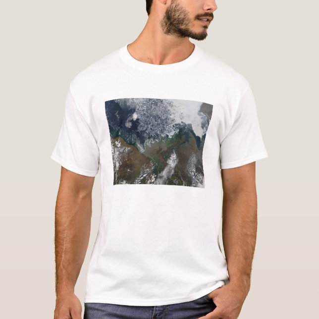 Floden Mackenzie ligger i Mackenzie Bay T-shirt (Framsida)