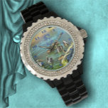 Floden Meets Ocean 0330 Armbandsur<br><div class="desc">När du målar "River Meets Ocean 0330" Collection Women's Rhinestone Watch visar sig smart med ett anpassade ansikte, så glanserar du kärlek på din klocka för tillfället. Anpassa på produktsidan eller klicka på knappen "Anpassa" om du vill ha fler designalternativ. Konstruktionen skapades från min målning "River Meets Ocean 0330" som...</div>