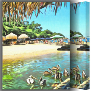 Floden Meets Ocean 0330 Art. Canvastryck