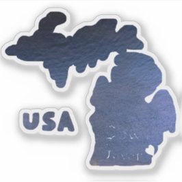 Floden Michigan Klistermärken