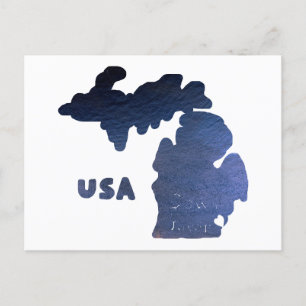 Floden Michigan Vykort