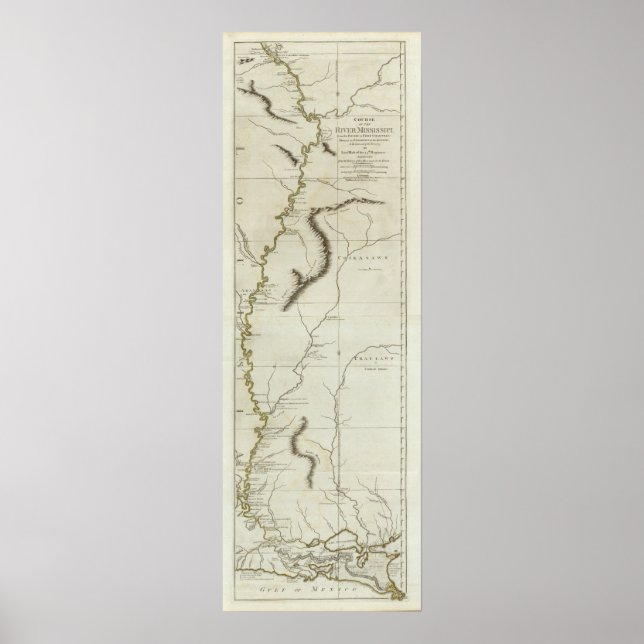 Floden Mississipis lopp Poster (Framsidan)