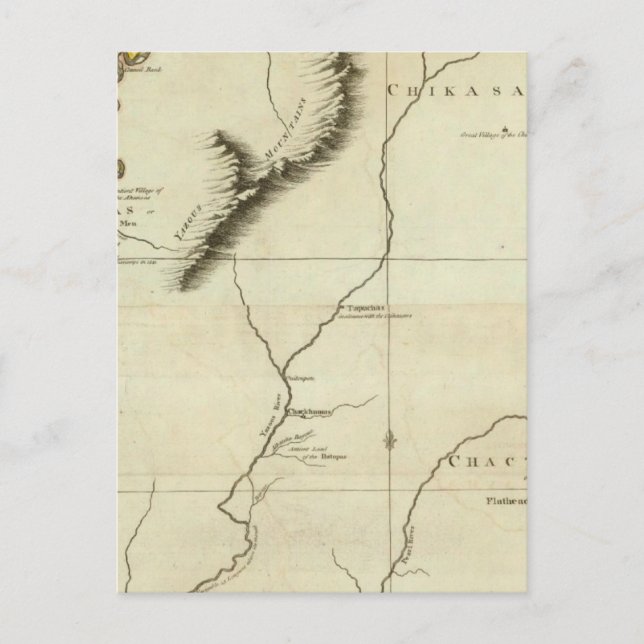 Floden Mississipis lopp Vykort (Framsida)