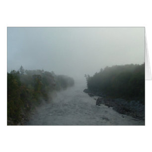 Floden Mist 1 Hälsningskort