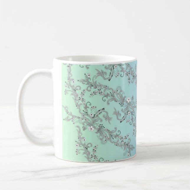 FLÖDEN MÖNSTER KAFFEMUGG (Vänster)