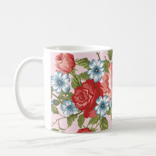 FLÖDEN MÖNSTER KAFFEMUGG (Vänster)