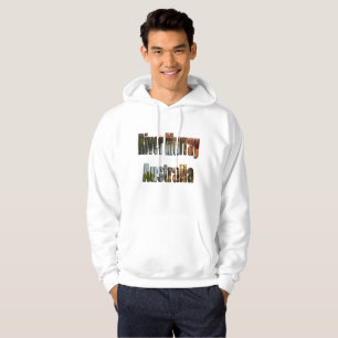 Floden Murray Australia Bild Logotyp. Hoodie