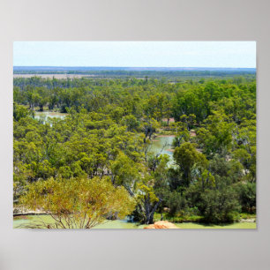 Floden Murray Australia High Views, Poster