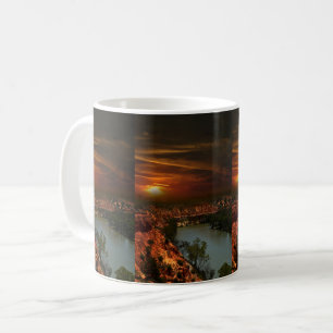 Floden Murray Australia Sunset, Coffee Mugg