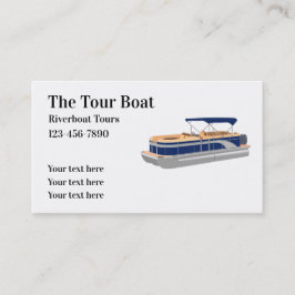 Floden Nature Tourism Boat Theme Visitkort