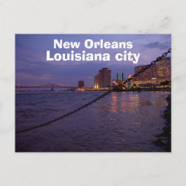 Floden New Orleans Louisiana Mississippi Vykort