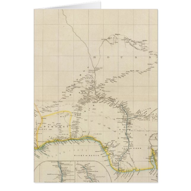 Floden Niger Hälsningskort (Framsidan)