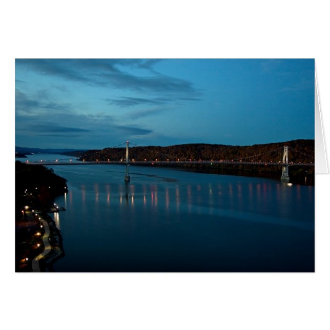 Floden Night Hälsningskort (Framsidan Horizontal)