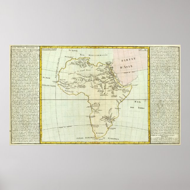 Floden och bergen av Afrika Poster (Framsidan)