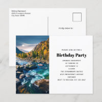 Floden och bergen Scenia Photo Birthday