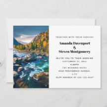 Floden och bergen Scenia Photo Bröllop